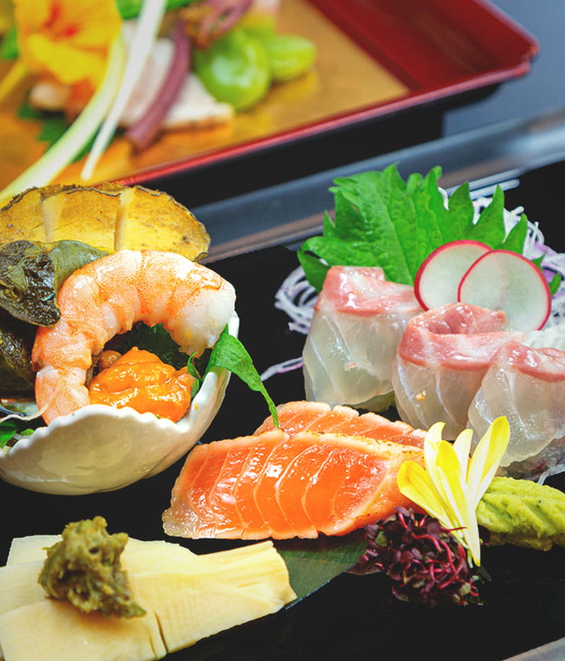 自家農園の食材を使ったお料理