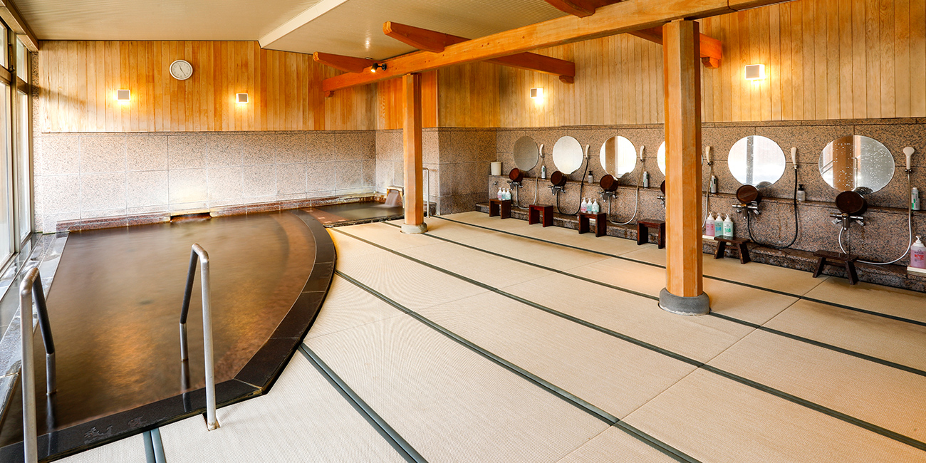 畳敷きの大浴場 イメージ