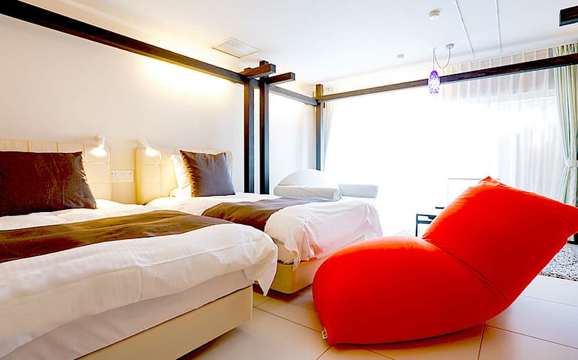 画像：露天風呂（プライベートサウナ）付スーペリア～PREMIUM comfort～